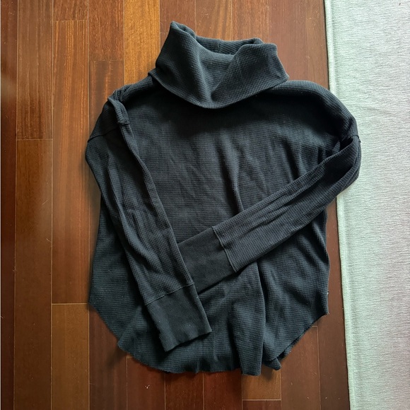 TNA Waffle Turtleneck Sweater - Picture 1 of 3